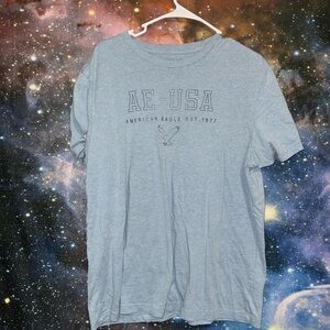 American Eagle Outfitters Gray Short Sleeve Tee